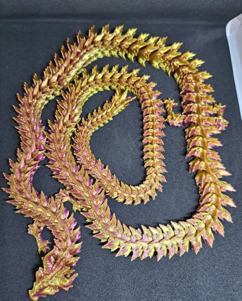 Serpente do Infinito- Dragao Articulado 3d(89cm)