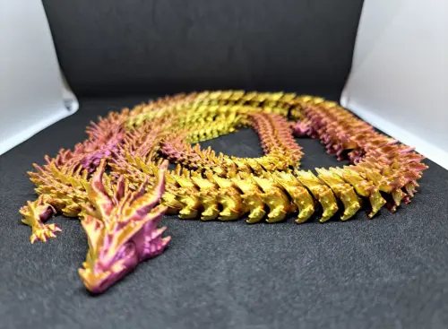 Serpente do Infinito- Dragao Articulado 3d(89cm)