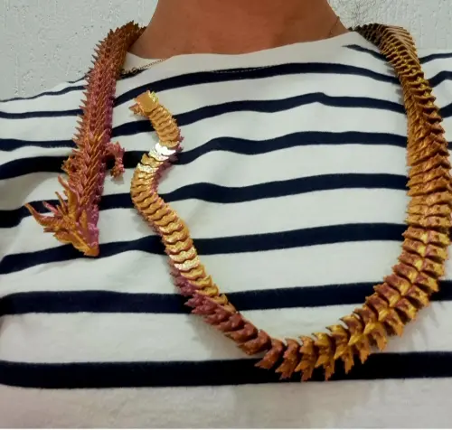Serpente do Infinito- Dragao Articulado 3d(89cm)