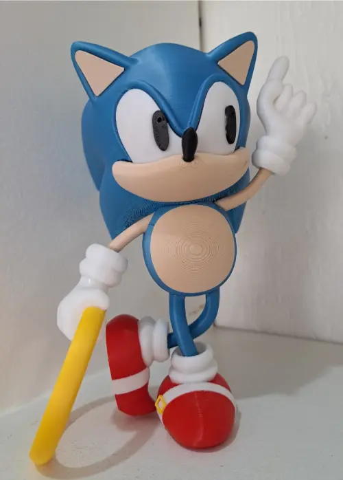 Sonic com Base 3d The Hedghog