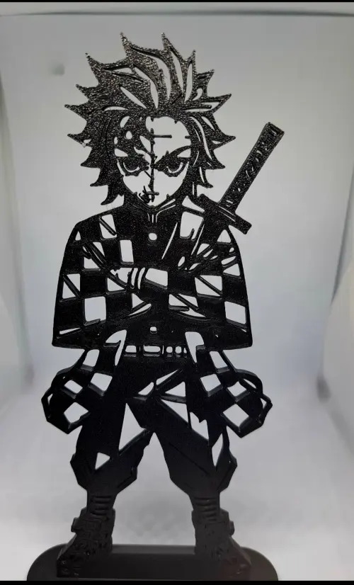 Tanjiro Kamado Figura Geometric 3d