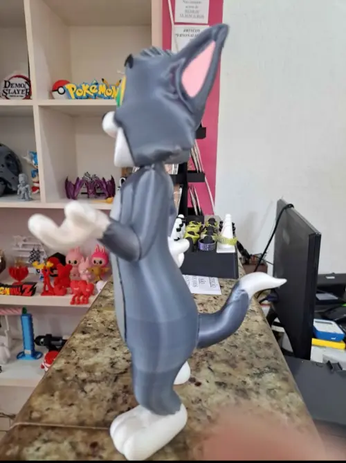 Tom 3d Impresso Desenho Tom& Jerry