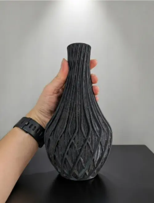 Vaso 3d de Flores Modelo Fractal