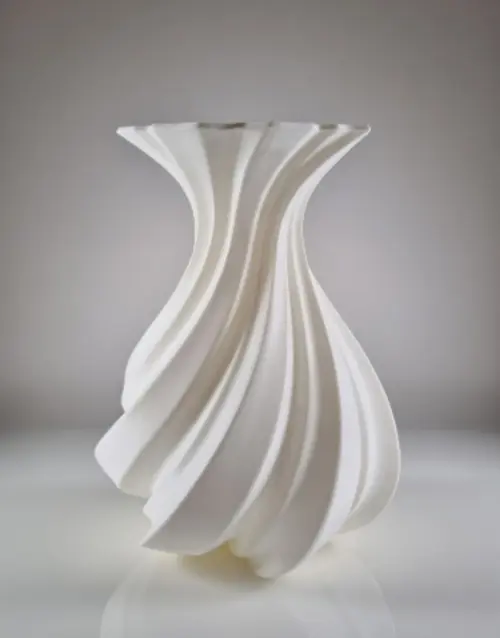 Vaso 3d para Flores Modelo Espiral