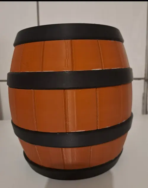 Barril 3d Donkey Kong