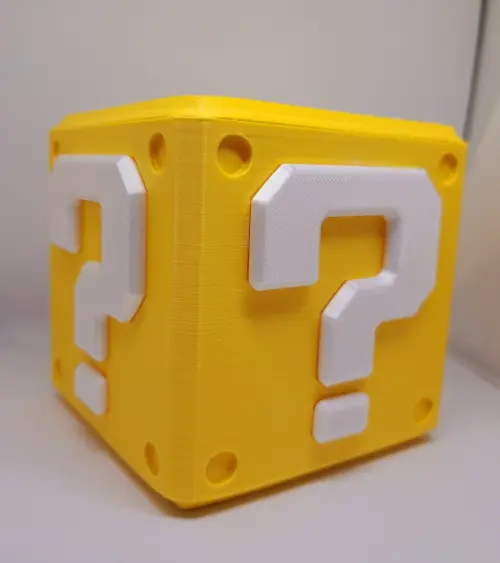 Bloco do Super Mario 3d Print
