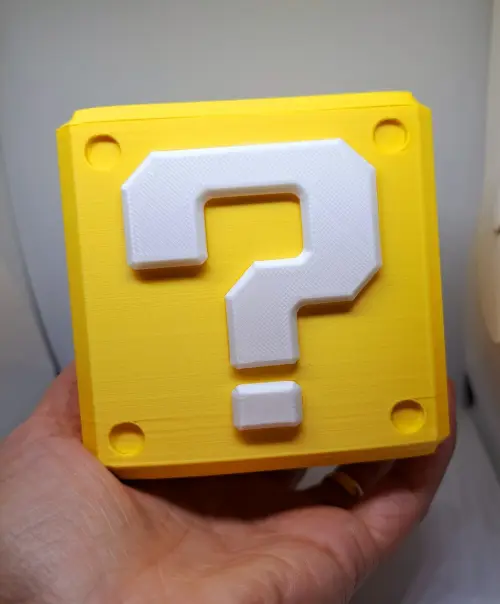 Bloco do Super Mario 3d Print