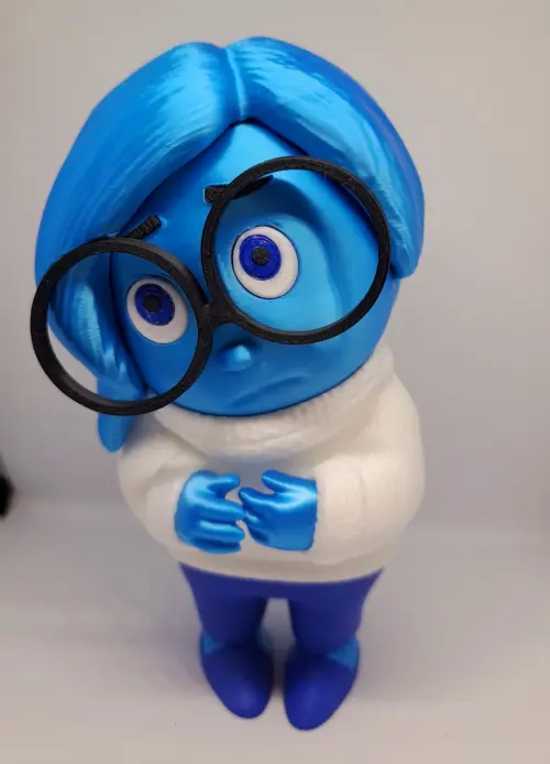 Boneco da Tristeza Filme Divertida Mente 3d