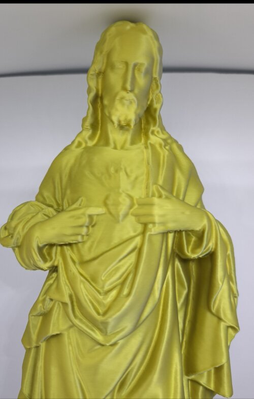 Escultura 3d Sagrado Coração de Jesus