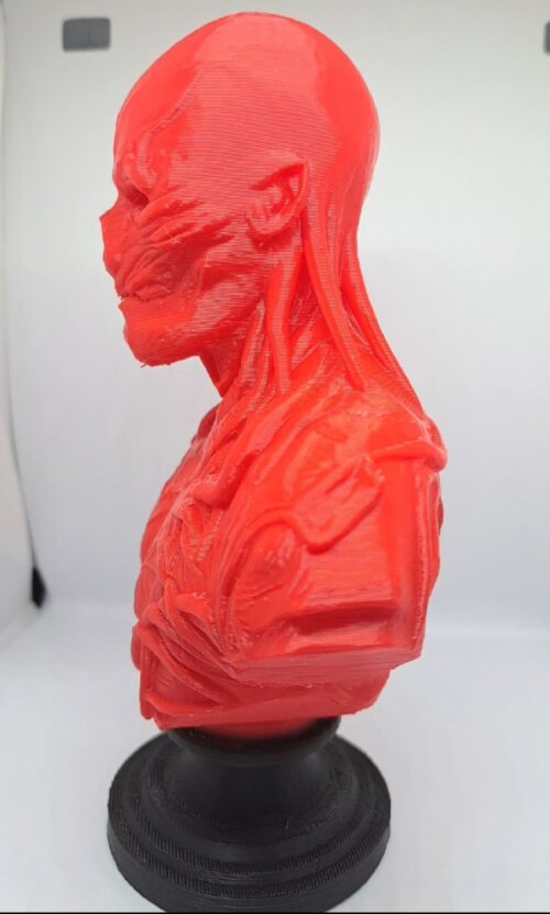 Busto 3d Vilão Série Ficção