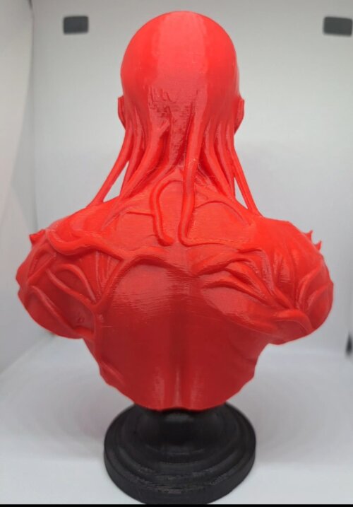 Busto 3d Vilão Série Ficção