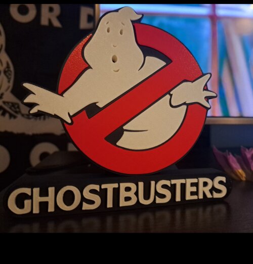 Ghostbusters Placa 3d Impresso