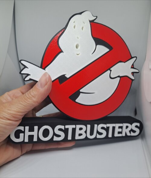 Ghostbusters Placa 3d Impresso