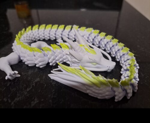 Dragão Articulado 3d - Inspirado Anime Chihiro