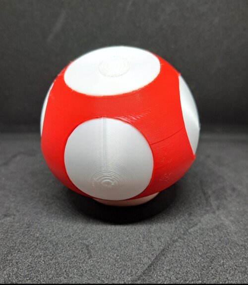 Cogumelo Super Mario Impressão 3d