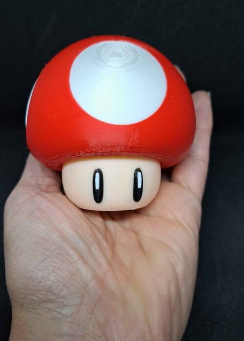 Cogumelo Super Mario Impressão 3d
