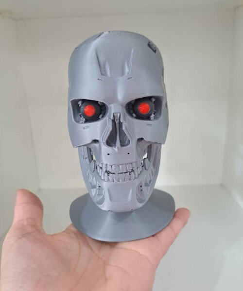 Crânio Terminator Tamanho Menor