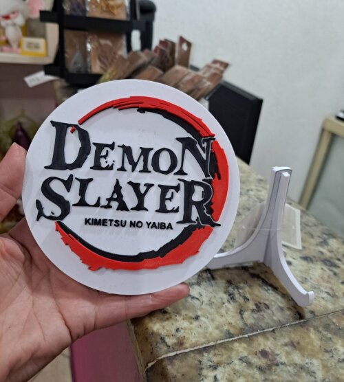 Demon Slayer Placa Decorativa 3d