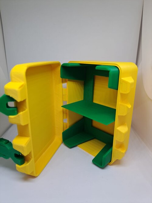 Caixa Organizadora 3D - Figurinhas Futebol