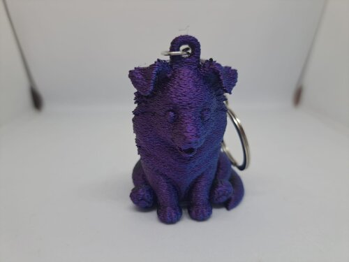 Chaveiro Cãozinho Fofo com Orelhas Caídas – Impressão 3D
