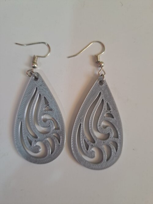 Brinco design ondas impressão 3D