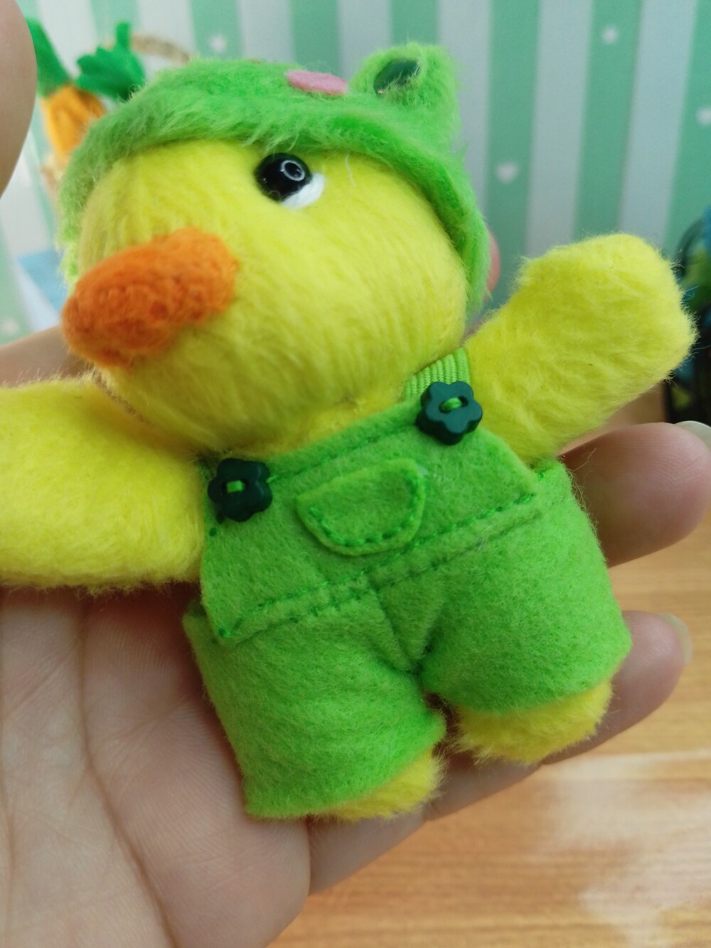 Pato fofo chaveiro
