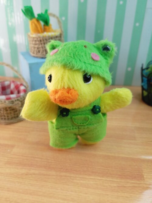 Pato fofo chaveiro