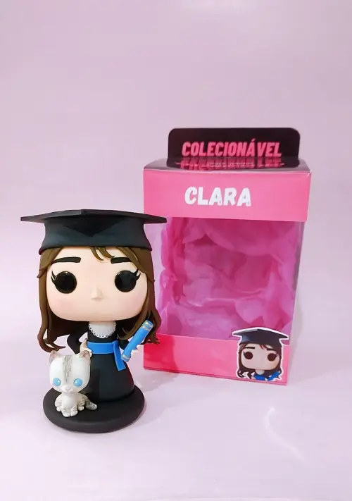 Funko pop biscuit para formatura, presente de formatura