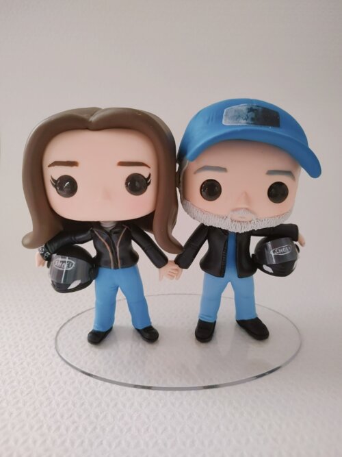 Funko pop casal biscuit