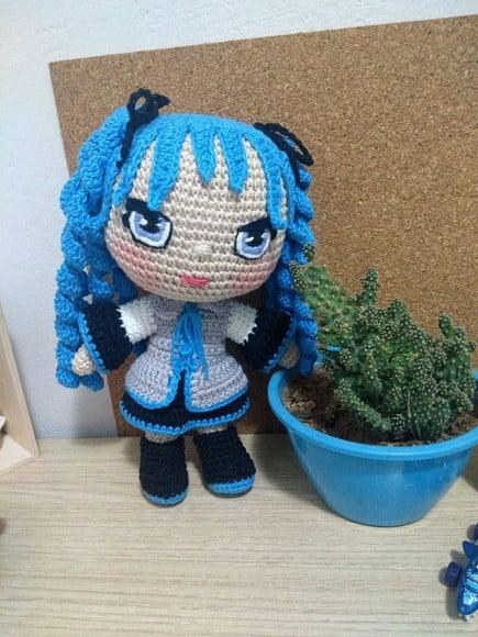 Amigurumi Boneca Maku