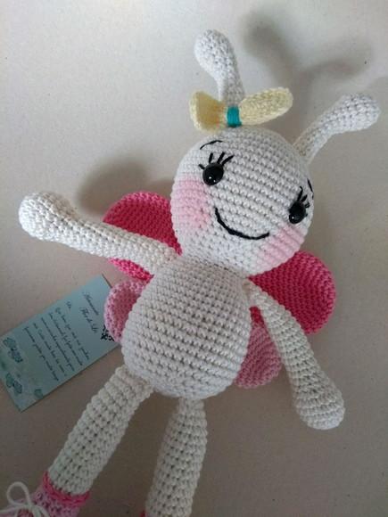 Amigurumi Borboleta Cristal