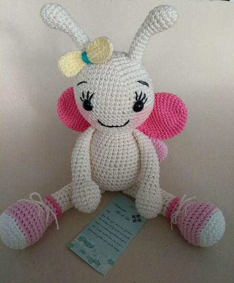 Amigurumi Borboleta Cristal