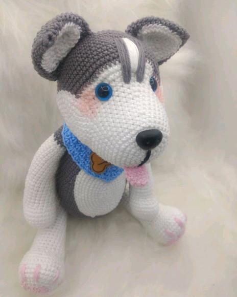Amigurumi Cachorrinho Husk Siberiano