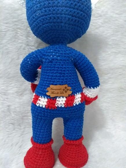 Amigurumi Capitão América