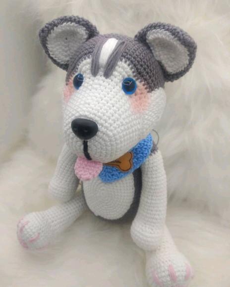 Amigurumi Cachorrinho Husk Siberiano