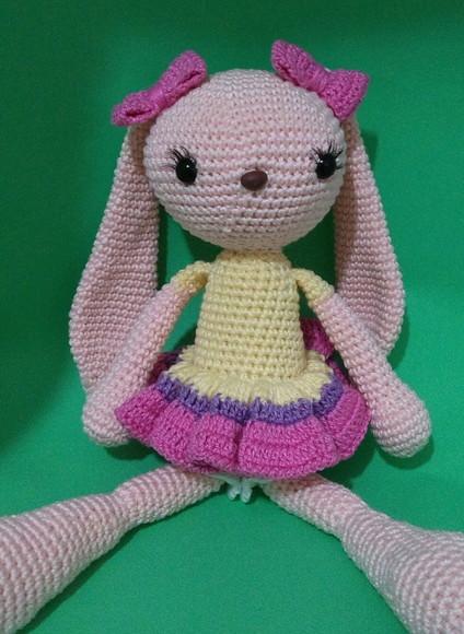 Amigurumi Coelhinha Rose