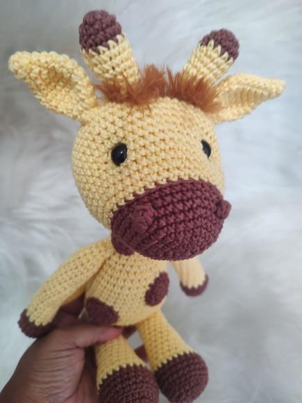 Amigurumi Girafa de Crochê