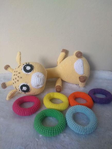 Amigurumi Girafa Monta e Desmonta