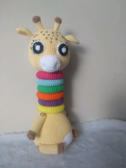 Amigurumi Girafa Monta e Desmonta