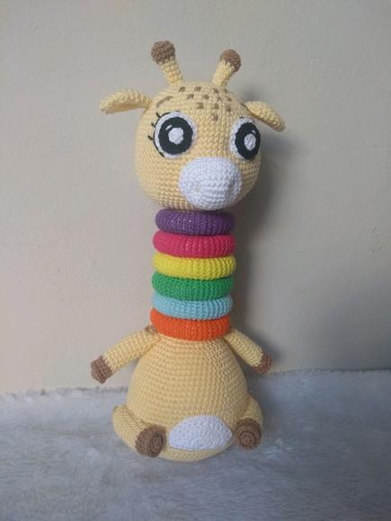 Amigurumi Girafa Monta e Desmonta