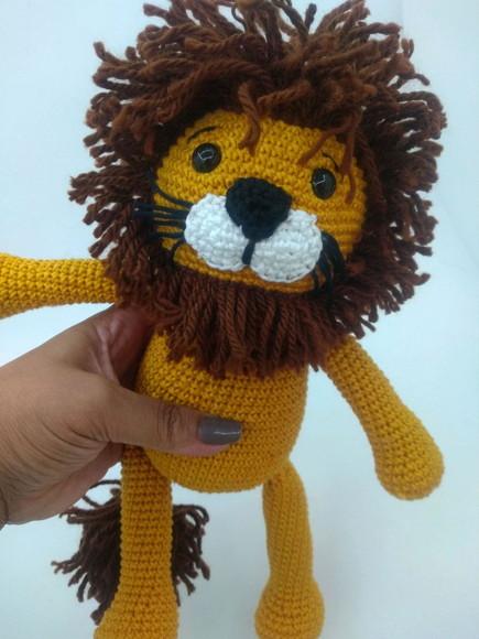 Amigurumi Leão em Crochê