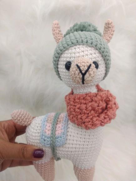 Amigurumi Lhama em Crochê