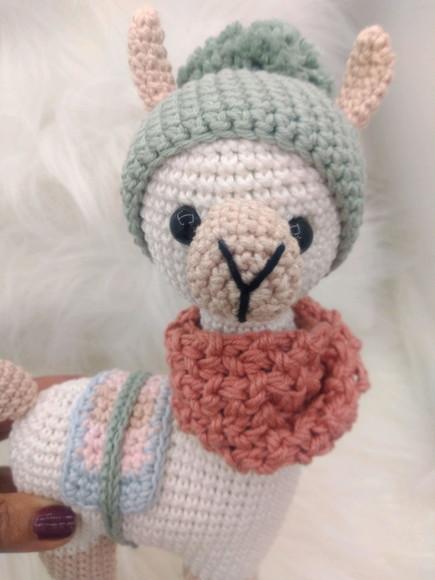 Amigurumi Lhama em Crochê