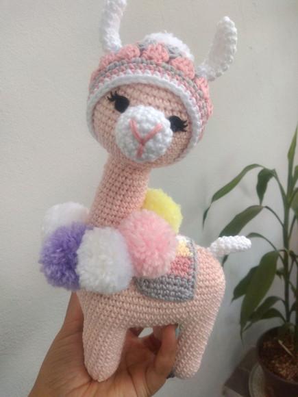 Amigurumi Lhama em Crochê