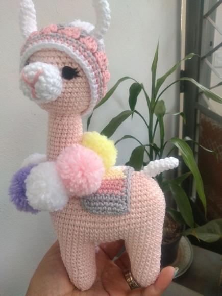 Amigurumi Lhama em Crochê
