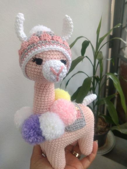 Amigurumi Lhama em Crochê