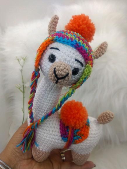 Amigurumi Lhama em Crochet