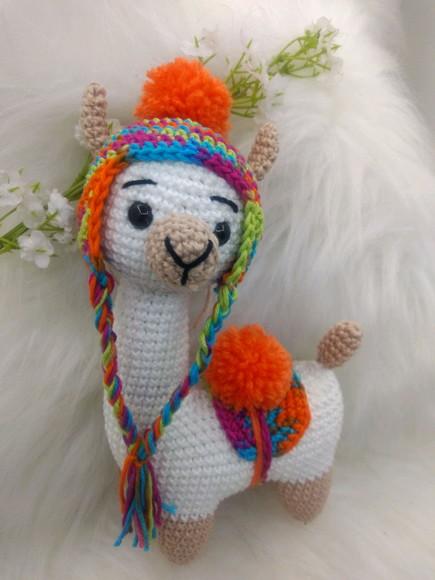 Amigurumi Lhama em Crochet