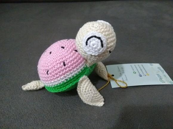 Amigurumi Pequenos e Fofinhos Tartaruga