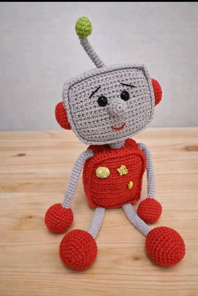 Amigurumi Personalizado - Robô 15cm